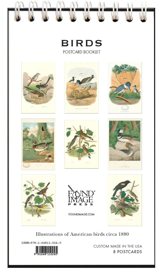 Birds Postcard Booklet