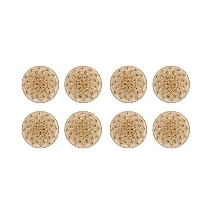 Black and Gold Intricate Floral Buttons | 18mm(28L) & 21mm(34L)