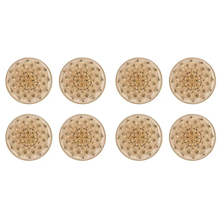 Black and Gold Intricate Floral Buttons | 18mm(28L) & 21mm(34L)