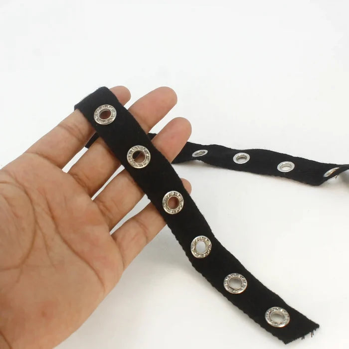 Black Color Eyelet Tape