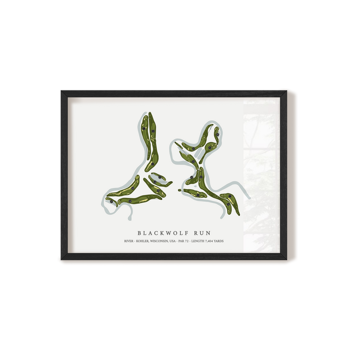 Blackwolf Run - River | Golf Course Print | Black+Frame