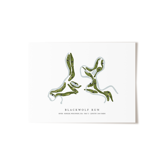 Blackwolf Run - River | Golf Course Print | Unframed
