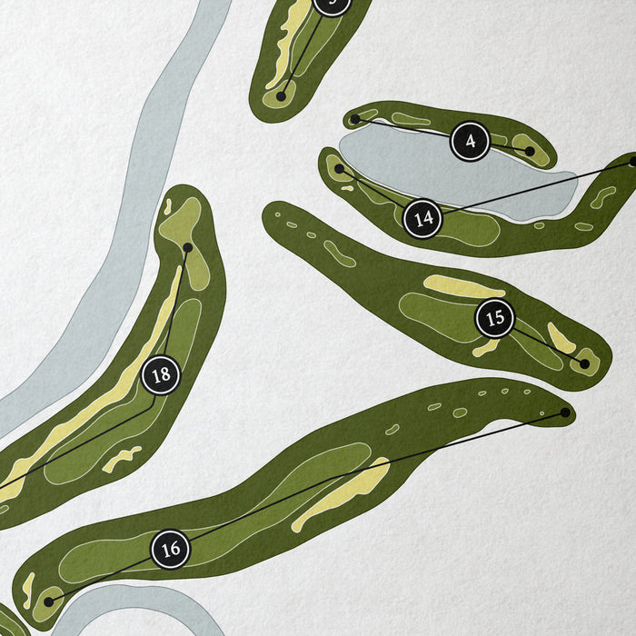 Blackwolf Run - River | Golf Course Print | Close+Up