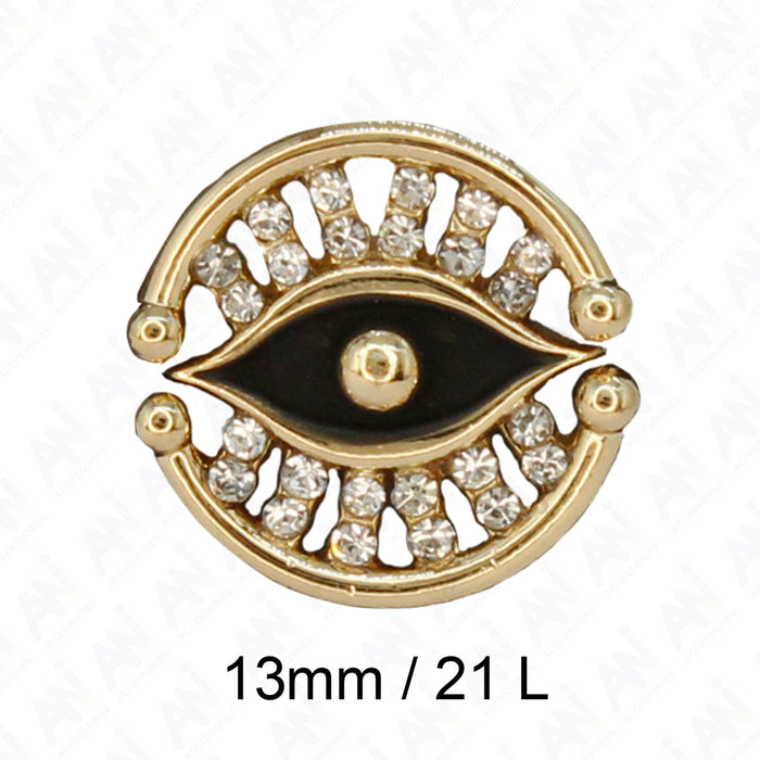 Blessing Evil Eye Design Button