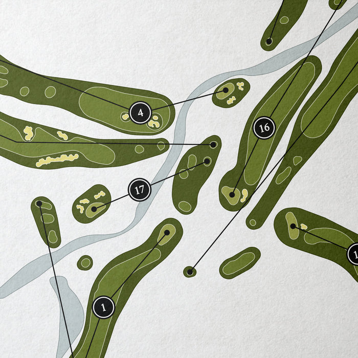 Blessings Golf Club | Golf Course Map | Close Up