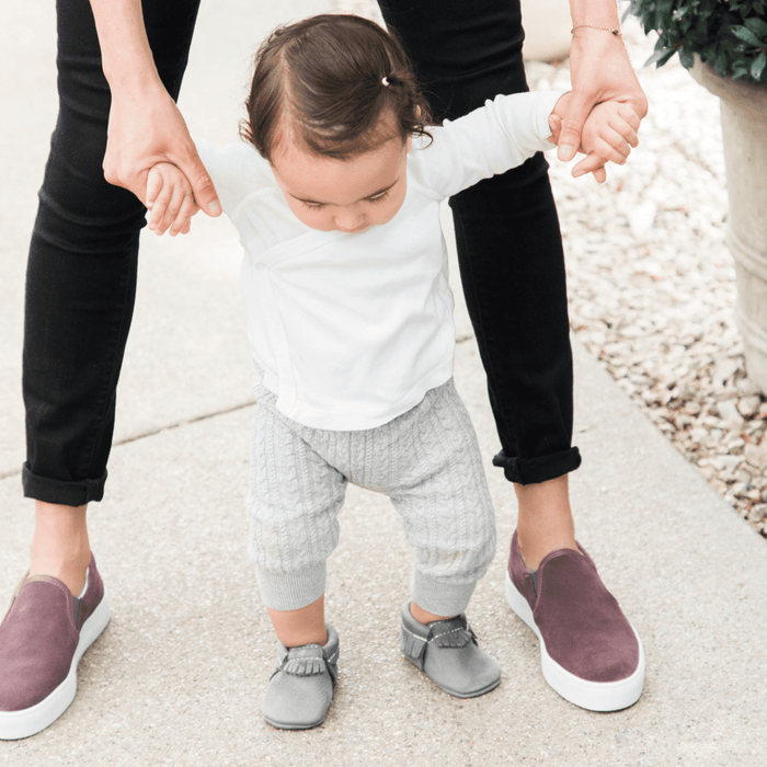 Blue Spruce Moccasin Baby Shoe - Babies in Bloom