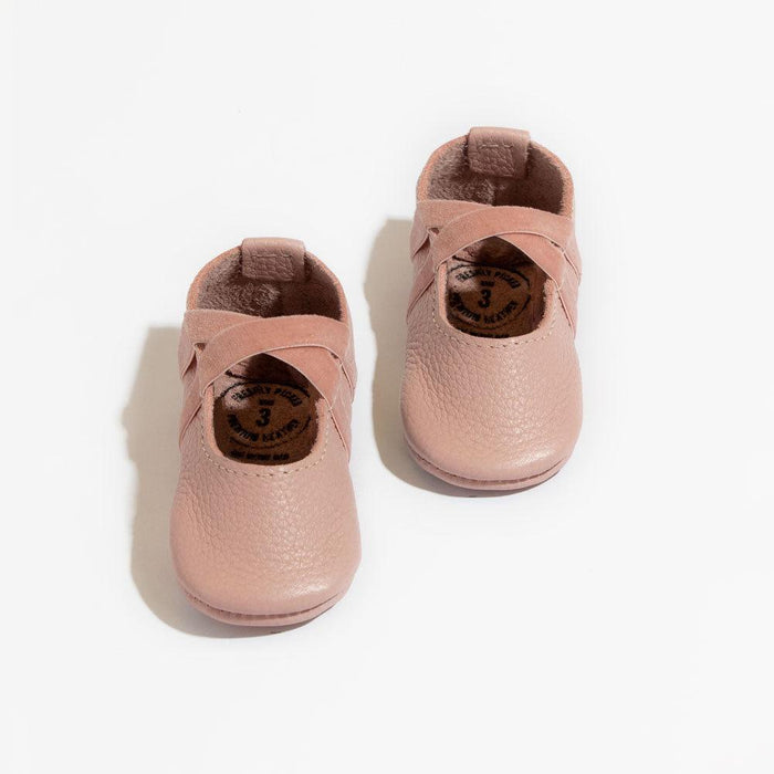 Blush Ballet Slipper Baby Shoe - Babies in Bloom