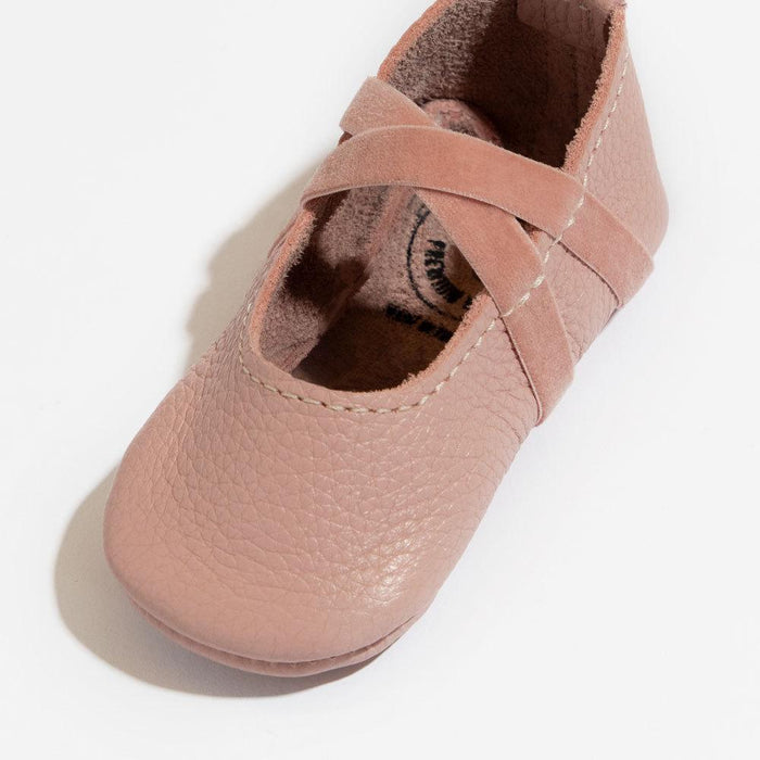 Blush Ballet Slipper Baby Shoe - Babies in Bloom
