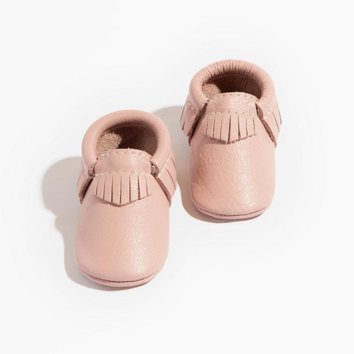 Blush Moccasin Baby Shoe - Babies in Bloom