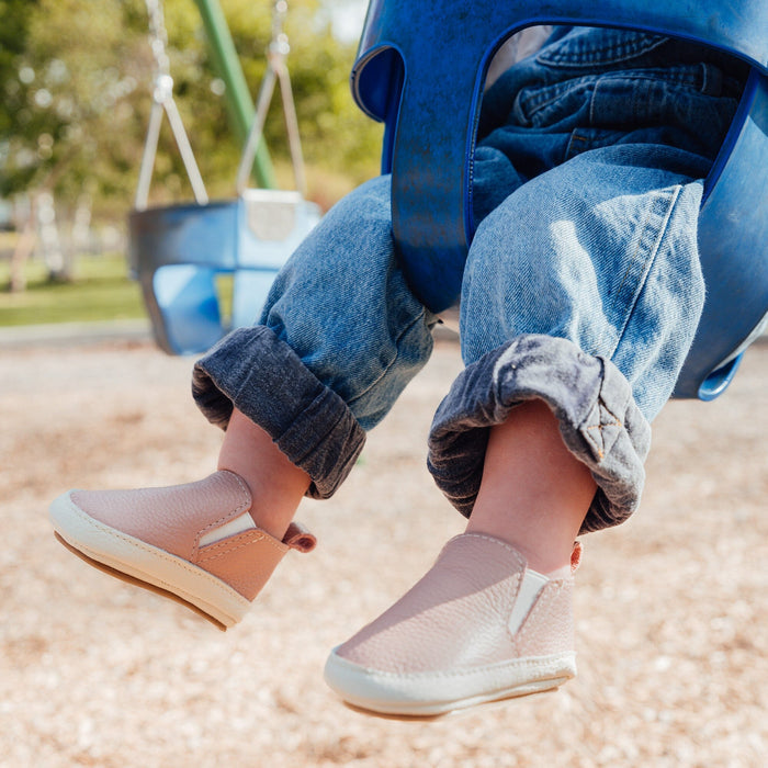 Blush Slip On Baby Shoe - Babies in Bloom