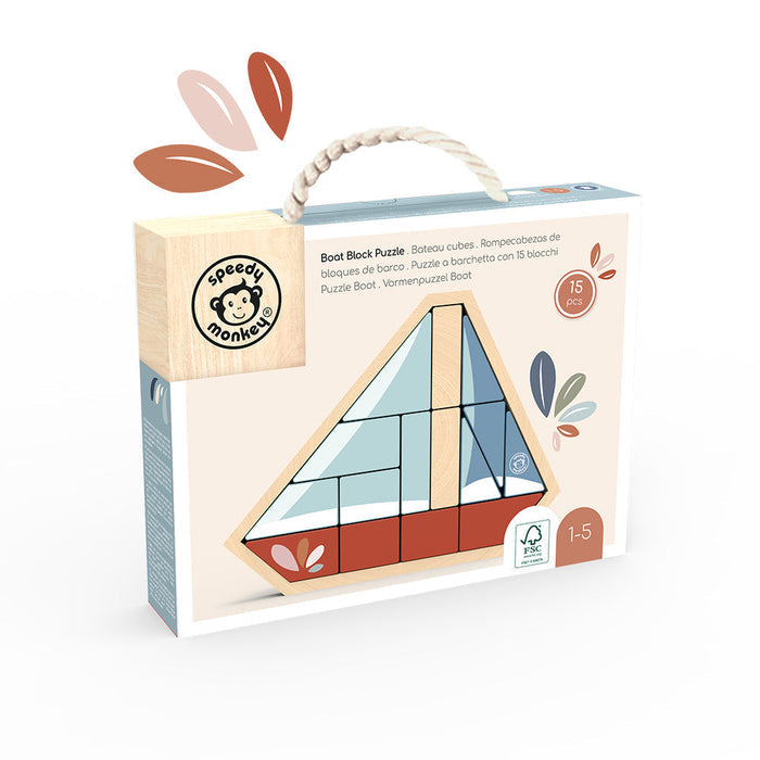 Boat Block Puzzle - Babies in Bloom