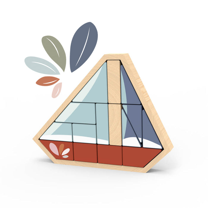 Boat Block Puzzle - Babies in Bloom