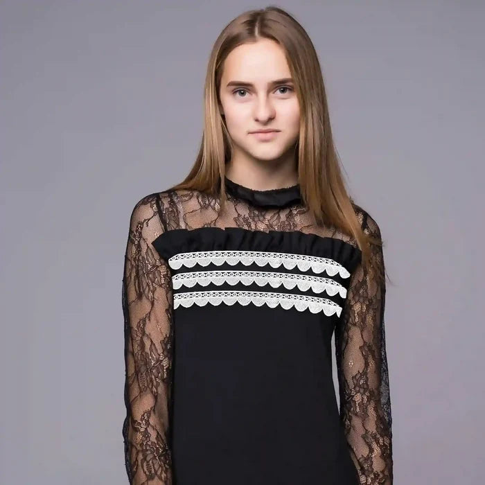 Bobbin inspired Sequins Lace Trim | 2 Meter