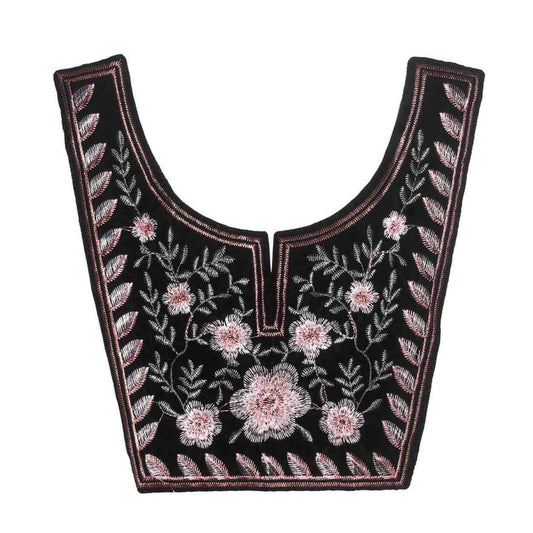 Bold style ethnic neckline with intricate embroidery and striking patterns for festive wear by Ani Accessories