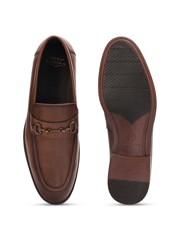 brown loafer
