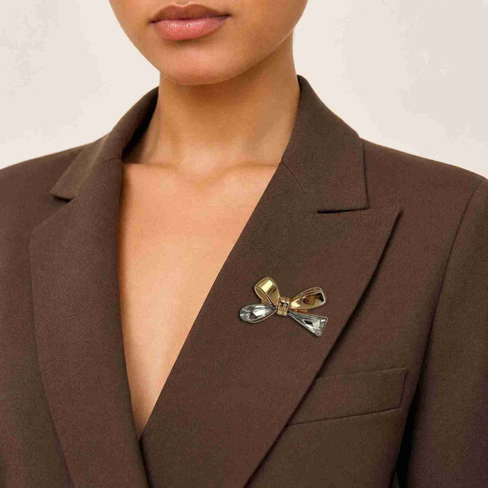 Bow Brooch Rhinestone Brooch