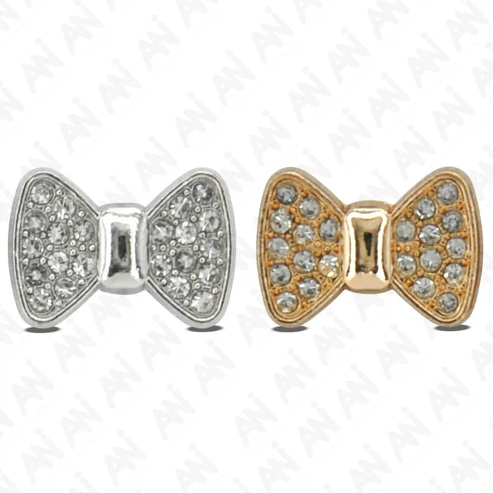 Bow Style Rhinestone Shirt Buttons | 13mm(22L)