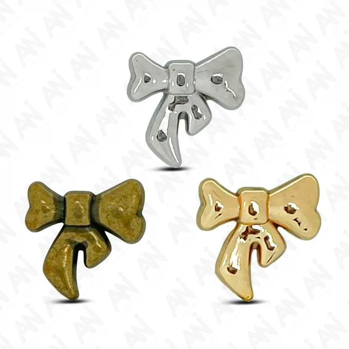 Bow Style Shirt Metal Buttons | 15mm