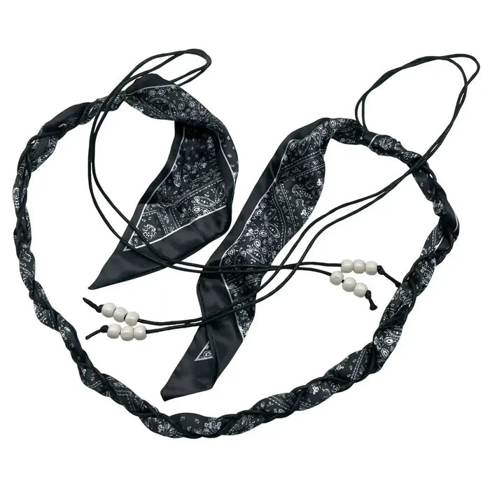 Braided Bandana Scarf Belt