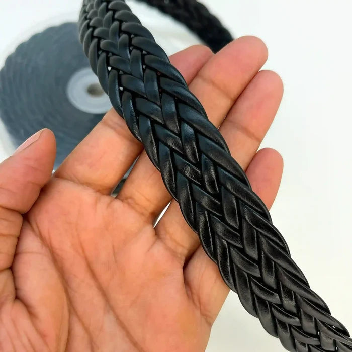 Braided Leather Lace Tape