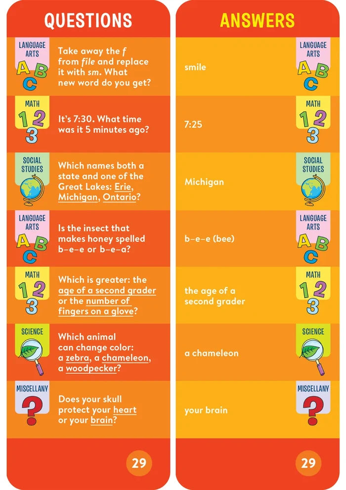 Brain Quest Smart Cards - 2nd Grade