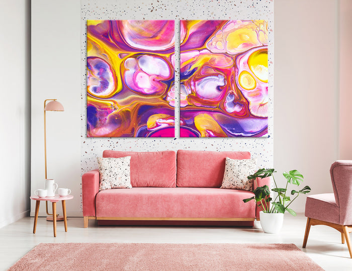 Bright Colors Abstract Canvas Print #1052