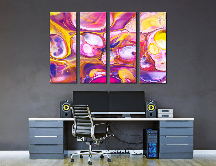 Bright Colors Abstract Canvas Print #1052