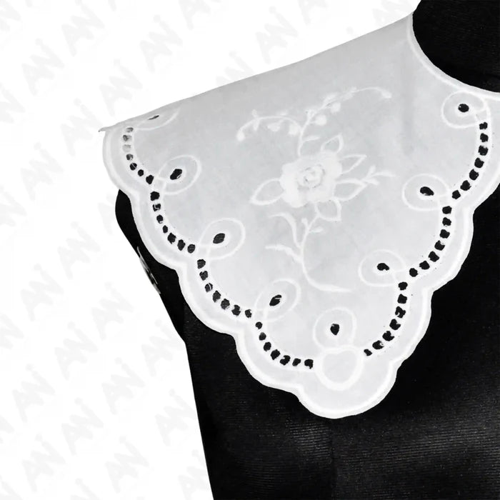 Ani Accessories Broderie Neckline Anglaise Collar adding elegant charm to women dresses and festive outfits