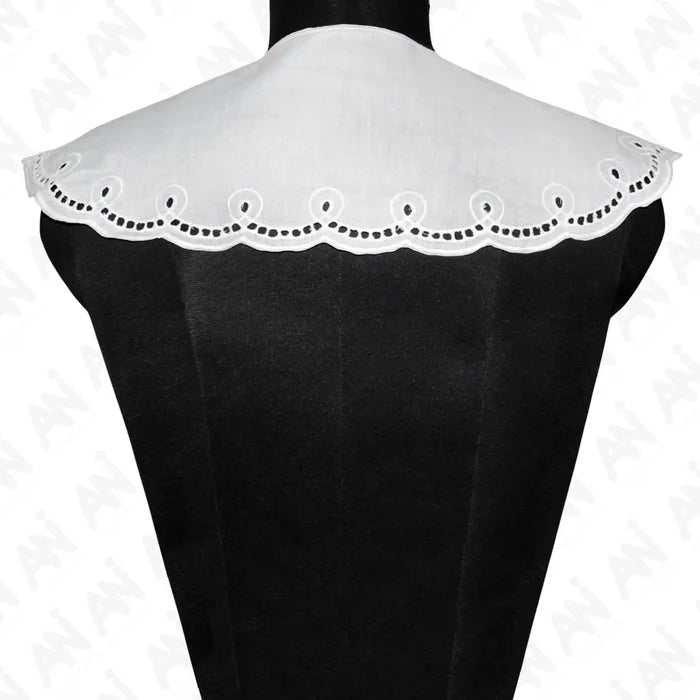 Elegant Broderie Neckline Anglaise Collar by Ani Accessories for dress, gown and kurti customization styling