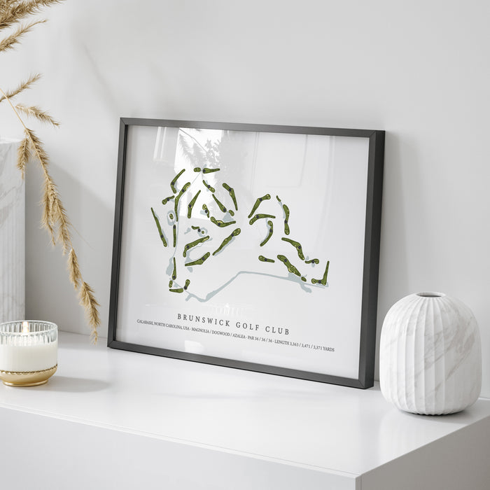 Brunswick Golf Club | Golf Course Map | On Table