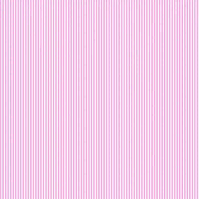 Bubblegum and White Pinstripe - Wimington Prints