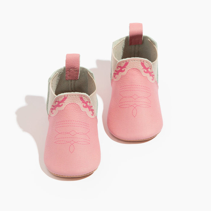 Bubblegum Cowboy Chelsea Boot Baby Shoe - Babies in Bloom