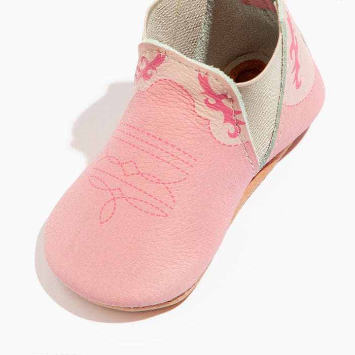 Bubblegum Cowboy Chelsea Boot Baby Shoe - Babies in Bloom