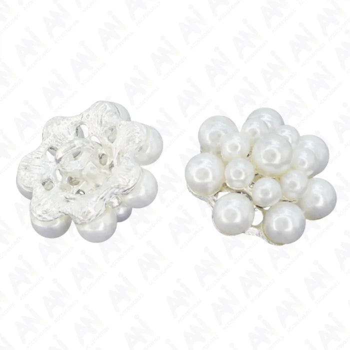 Bunch Style Pearl Metal Buttons | 19mm(30L)