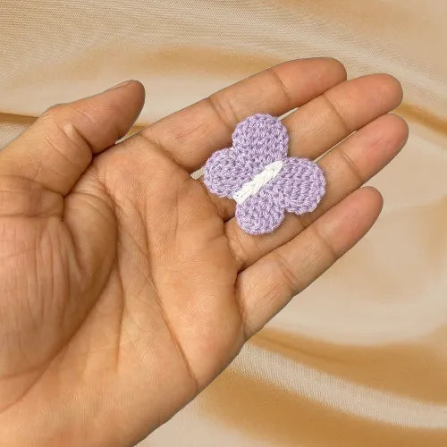 Butterfly Crochet Patch | 4pc