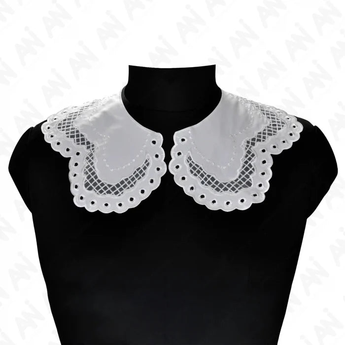 Butterfly inspired neck collar applique with detailed embroidery for dresses, kurtis and festive fashion wear