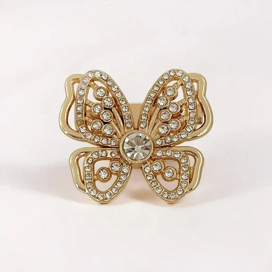 Butterfly Rhinestone Brooch