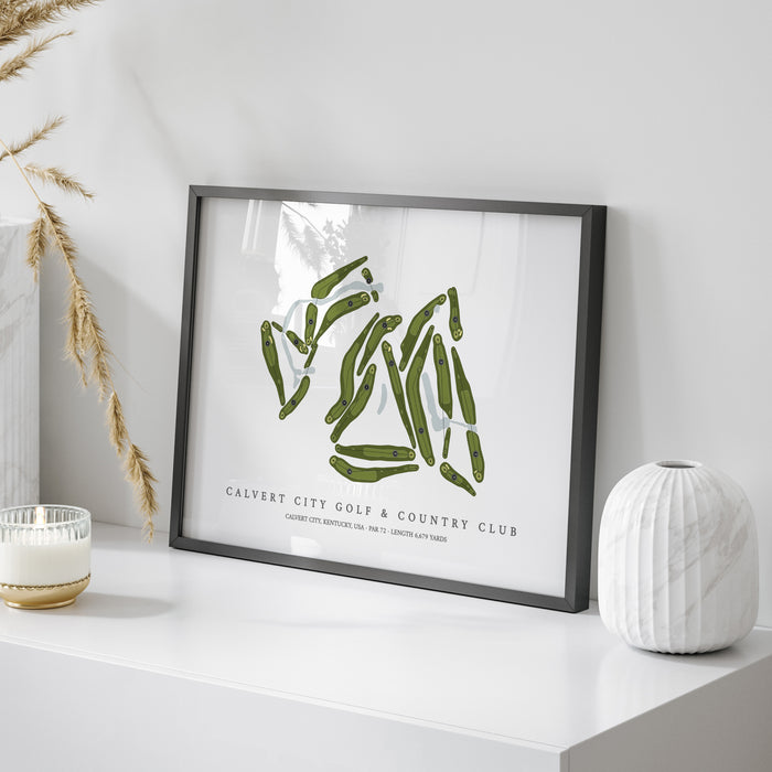 Calvert City Golf & Country Club | Golf Course Map | On Table