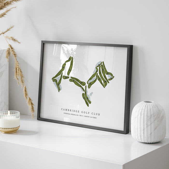 Cambridge Golf Club | Golf Course Map | On Table