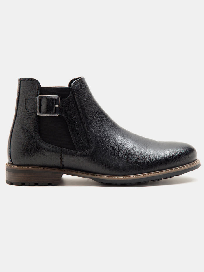 Camden Buckle Chelsea Boots TC-2319BL