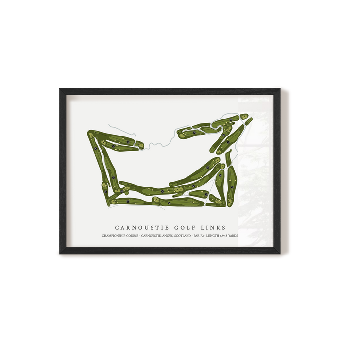 Carnoustie Golf Links - Championship Course | Golf Course Print | Black+Frame