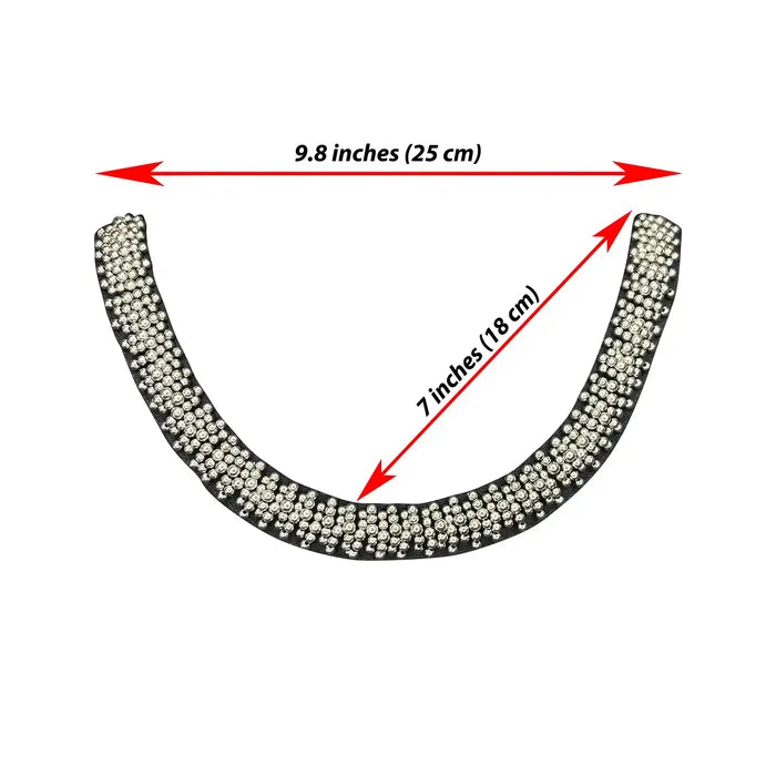 Casual Style Beaded Scoop Neckline