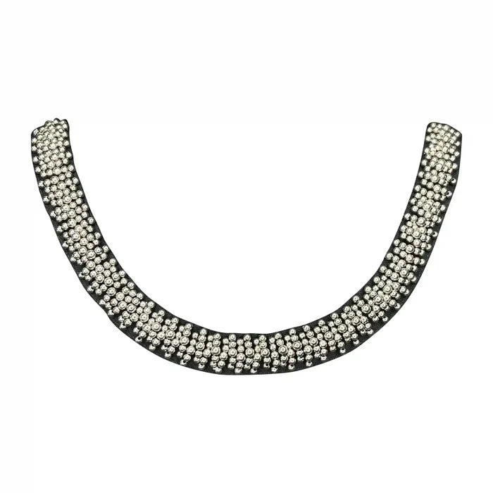 Casual Style Beaded Scoop Neckline