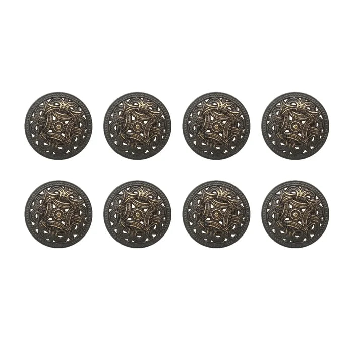 Celtic Knotwork Metal Buttons | 18mm(28L) & 20mm(32L)
