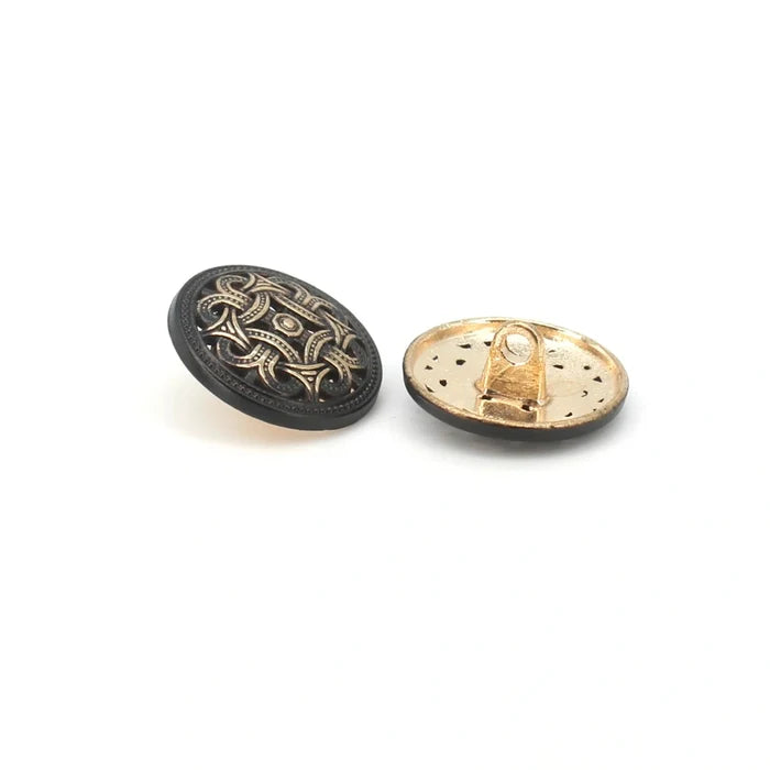 Celtic Knotwork Metal Buttons | 18mm(28L) & 20mm(32L)