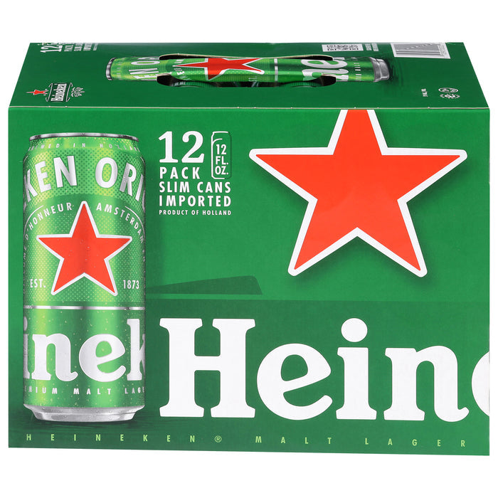 Cerveza Heineken 12 - Latas delgadas de 12 onzas líquidas