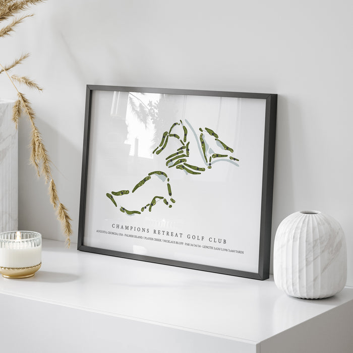 Champions Retreat Golf Club | Golf Course Map | On Table