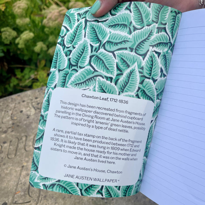 Chawton Leaf Wallpaper Notebook