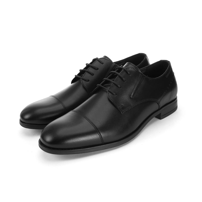 Chester Oxford Black  Plain Derby Shoes (TC-2336BL)