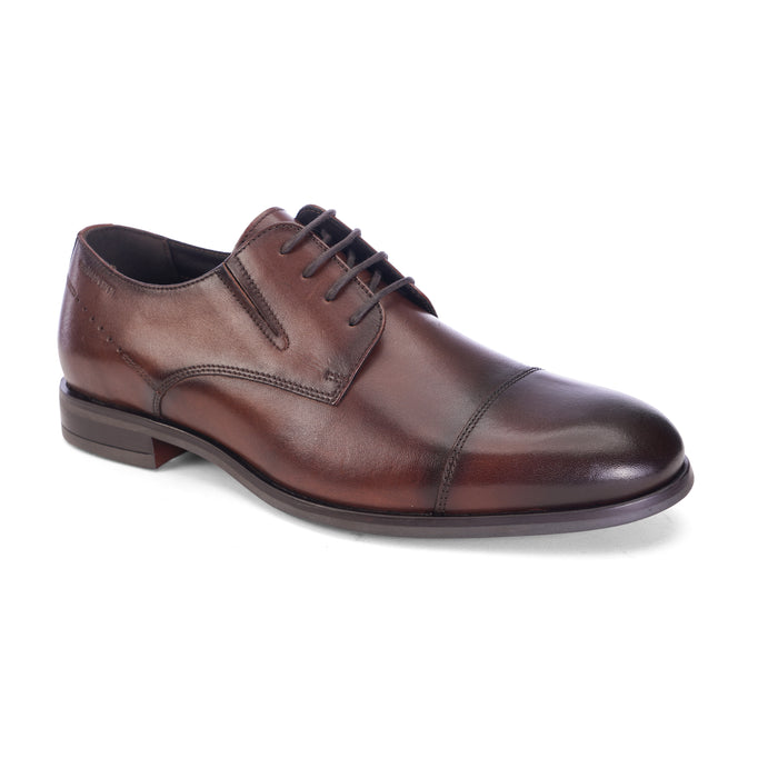 Chester Oxford  Brown Plain Derby Shoes (TC-2336BR)